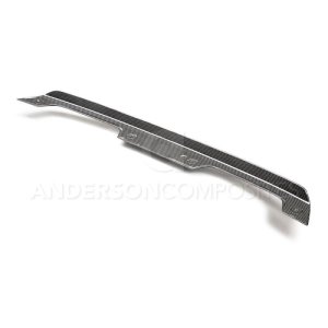 Ford Mustang Gurney Flap - Anderson Composites - 3K, 2X2 Twill Weave Carbon Fiber - Carbon Fiber - `20-`21